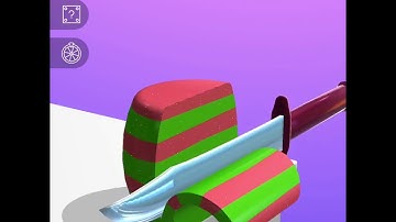 Very Satisfying and Relaxing ASMR Slicing game 22 Kinetic Sand