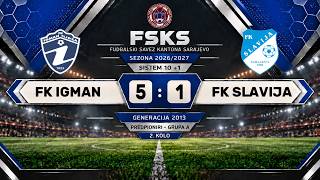 19.09.2026. FK Igman 5:1 FK Slavija