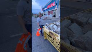 7,000lbs of Concrete — Day In The Life of a Dumpster Business #waste #dumpster