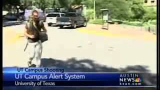 UT alert system worked well during shooting - 6 pm News