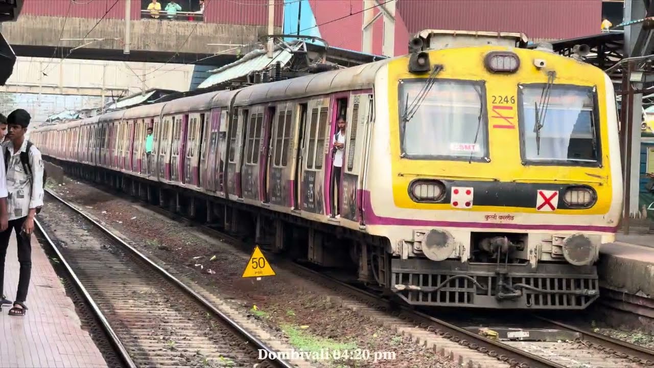 Central Line Vibes | Chuk-Chuk Gaadi and Mumbai Local Trains in One Frame Kalva–Mumbra–Diva