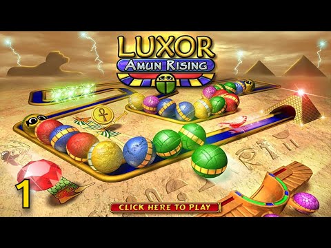 Luxor Amun Rising HD PC Game 2012 Originally 2005 Playthrough Part 1 2 No Commentary 