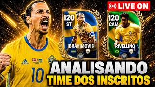 🔴EA FC MOBILE🔴HOJE TEM BRASIL EM CAMPO!!! RIVELINO 120 E IBRAHIMOVIC 120!!😱SUBINDO 50 ESTRELAS!!🔥