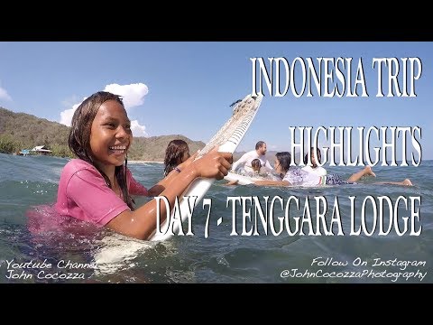 Indonesia Travel Highlights - Day 7 - Teaching the Locals Kids to Surf and Bodysurf