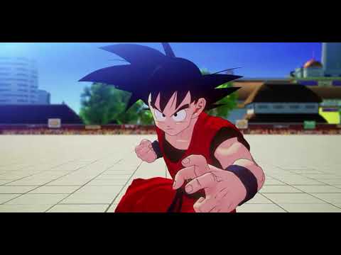 Goku smacked Chi-chi hard out of the ring!