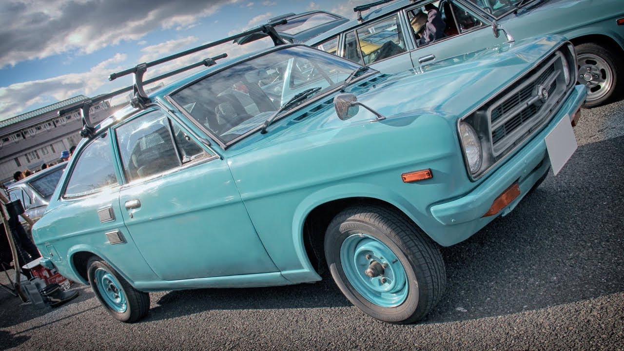 Datsun Sunny Coupe B110 1972 DATSUN SUNNY Coupe B110 昭和47年式 - YouTube