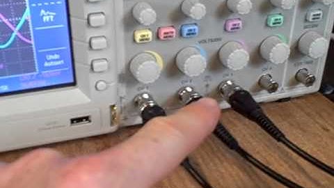 3-phase rotation check using an oscilloscope