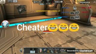 Crisis Action~2 cheater in ranked match-_-