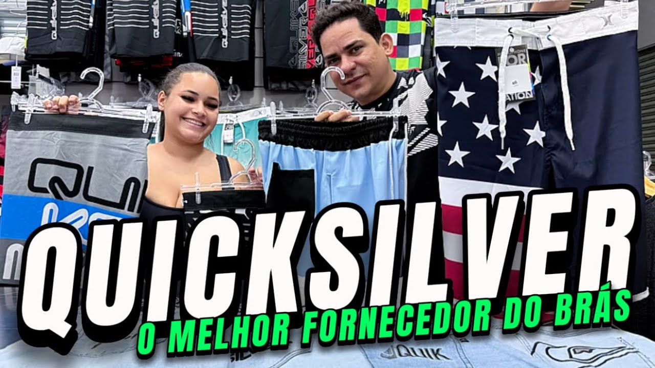 🔥MELHOR FORNECEDOR DE QUICKSILVER DO BRÁS | QUALIDADE ABSURDA! Vale muito a pena!! 😱💰