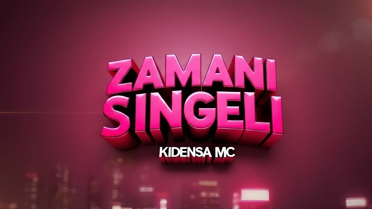 Kidensa Mc - Zamani Singeli (Official Music Audio)