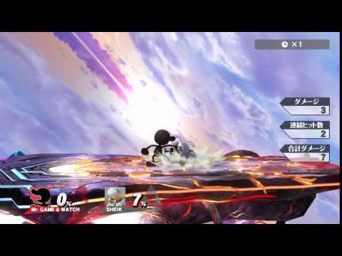SSB4　ゲムヲ下投げ弱