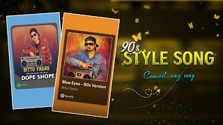 Make 90s Ai Song | How To Convert Any Song Into 90s Style Song With Ai | 90s Retro Song Tutorial screenshot 5