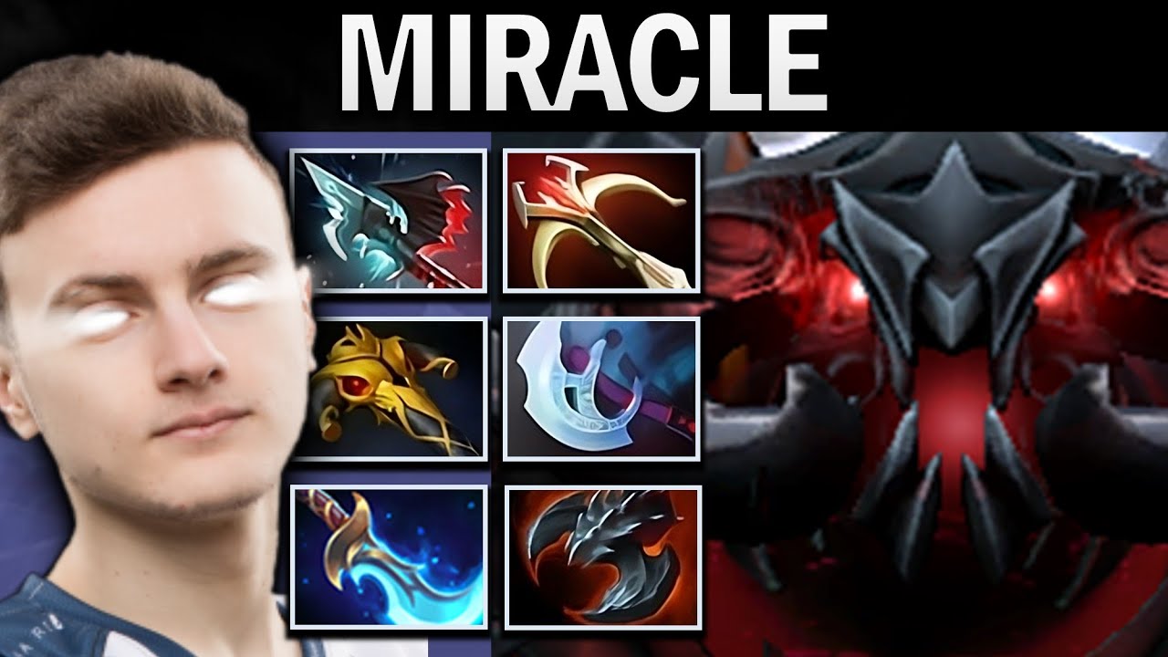 Shadow Fiend Dota Gameplay Miracle with 17 Kills and Mindbreaker