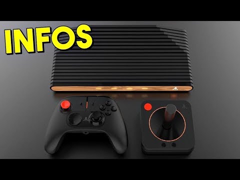 NOVO CONSOLE DA ATARI, CONTROLE, DATA E MAIS OFICIAL !!