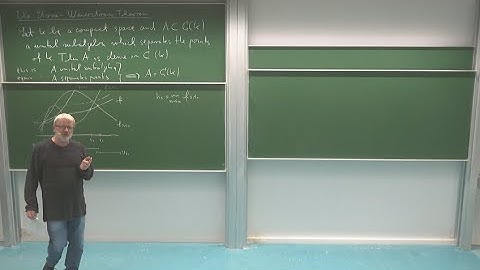 Stone-Weierstrass: proof, part 2