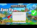 Fix Minecraft Launcher Error "You're Not Connected To The Internet" On PC