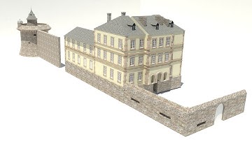 blender megatutorial st.michel Tower + house 2 part 1