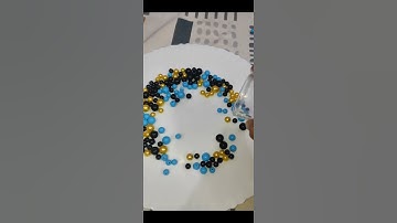 reverse #reverse #asmr #satisfying #beads #reversebeads #dominomarble #reversevideo #shorts