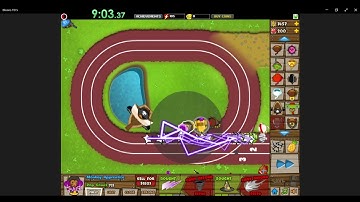 Bloons TD 5 (Ninja Kiwi Archive) Sprint track - Easy mode speedrun - 14 minutes 55 seconds