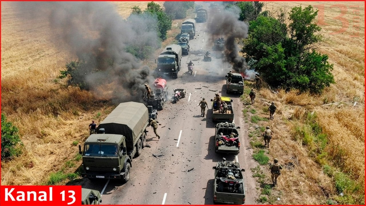 Russian forces under fire in Zaporizhzhia - troops and military logistics are destroyed