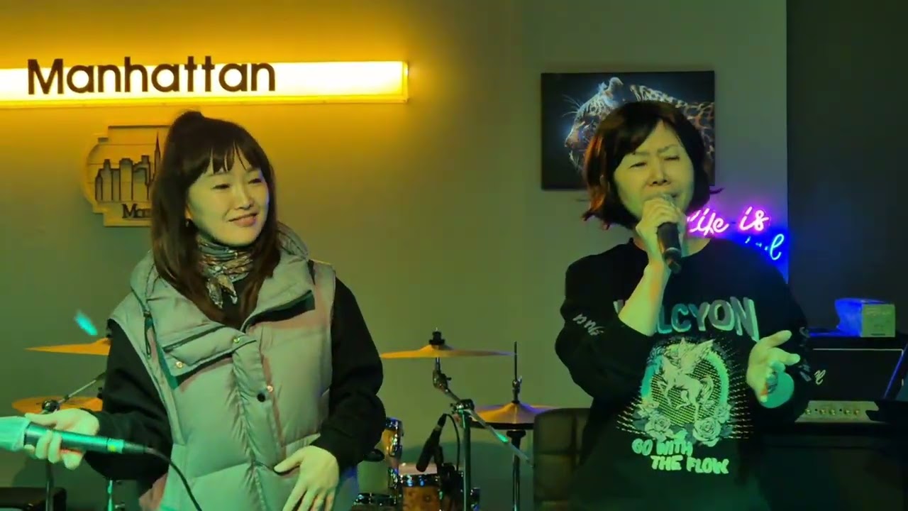 지니밴드(김선진)/사랑해요(고은희,이정란)cover/#맨하탄 주인장언니와 함께^^♡