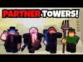 DEVELOPERS GAVE ME ALL NEW PARTNER TOWERS! (Skibi Defense)