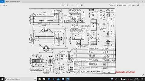 Machine Vice Part 3 using Solid edge software