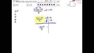 Algebra 1 NGLS Practice Test #1 Q#17