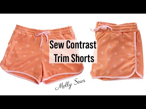 Mens Shorts Tutorial with Pockets - Melly Sews