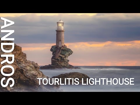 Tourlitis Lighthouse – Andros | Greece [4K]