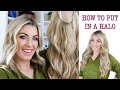 HALOCOUTURE HALO HAIR EXTENSION 🌟 Long Hair in Minutes!!! (Quick Demo Tutorial)