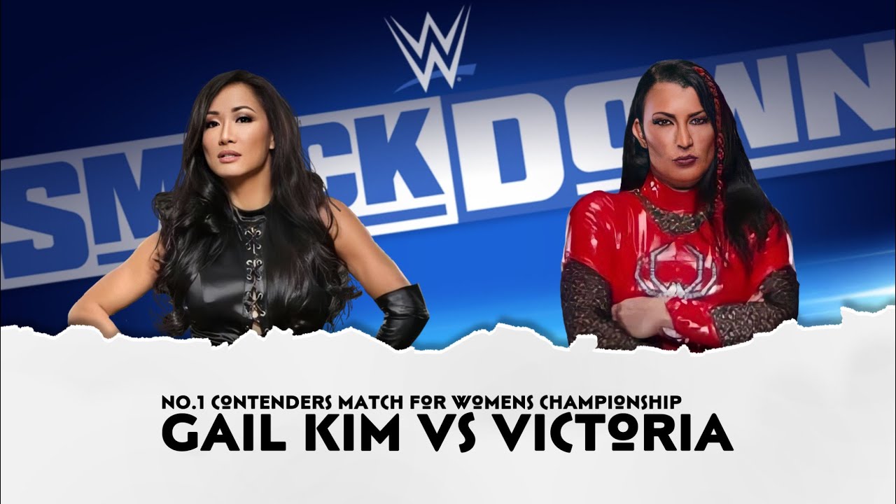 Victoria vs Gail Kim womens championship NO.1 contenders match ...