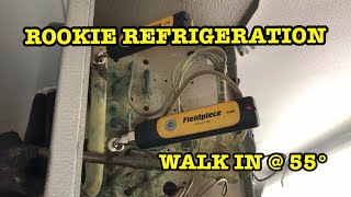 Refrigeration Troubleshooting:  Walk In Cooler Warm at 55°. Electrical issue