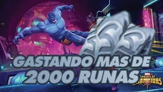 GASTANDO 2000 RUNAS EN NUEVAS MAESTRÍAS EN MARVEL BATALLA DE SUPERHÉROES