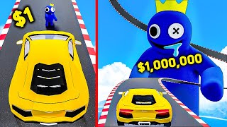 $1 vs $1,000,000 Rainbow Friends in GTA 5