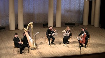 Jean Françaix Quintet №1 for flute, string trio & harp