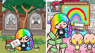 Poor Orphan Girl Became Rich Thanks to Her Painting Talent | Toca Life Story | Toca Boca