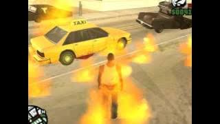 gta sa- cj on fire