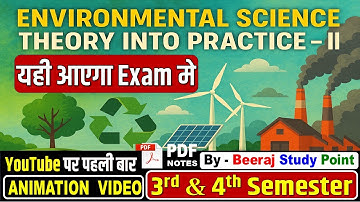 Environmental Science: Theory into Practice - II | B.A Prog./Hons. Semester 4th Imp. Ques. with Ans.