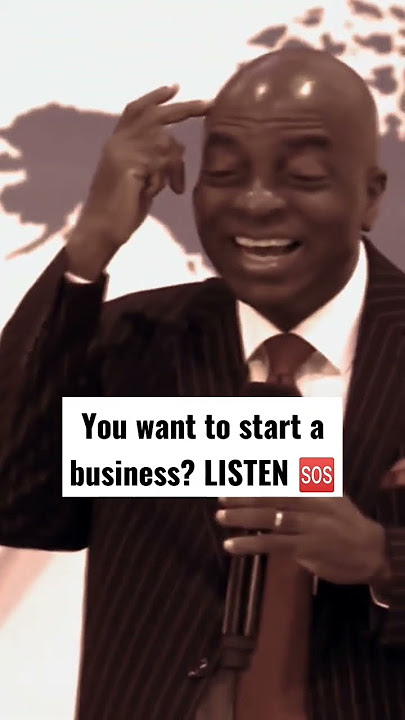 You want to start a business? LISTEN 🆘 #bishopdavidoyedepo #christiangoall #christiangoals