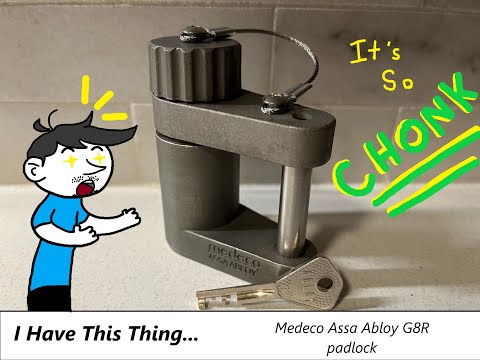 I have this thing… Medeco Assa Abloy G8R padlock unboxing