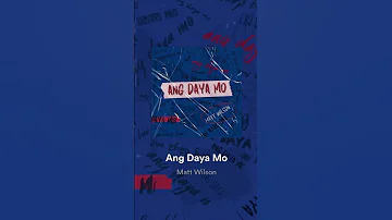 Have you seen the spotify canvas on @mattyy7912’s “Ang Daya Mo”? #Angdayamo #opm #spotifycanva