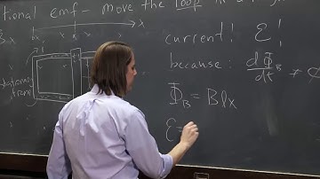 PHYS 102 | Motional EMF 2 - Move a Wire Loop in a Uniform Magnetic Field