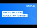 Nakivo backup  replication for msps