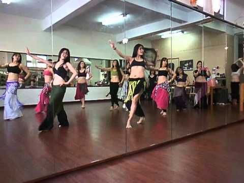 110119 gina's belly dance~Myriam Fares Haaliq Rahtak