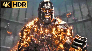 Darkseid Meets Steppenwolf Scene (4K HDR) | Snyder Cut