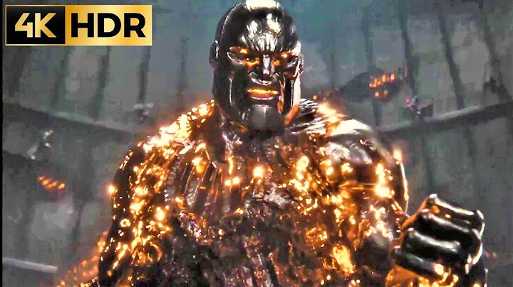 Darkseid Meets Steppenwolf Scene (4K HDR) | Snyder...