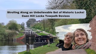 Strolling Along an Unbelievable Set of Historic Locks! Caen Hill Locks Towpath, Devizes
