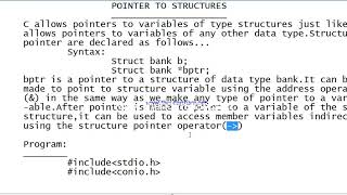pointer to structure In C