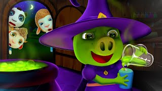 The Witch And A Secret Potion | Funny Kids Songs & Cartoon For Kids | Dolly And Friends 3D